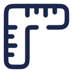 Ruler Angular SVG Icon